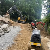 Site preparation for septic system
